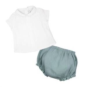 NEW MARIE PUCE girl's embroidered bloomer set in multi